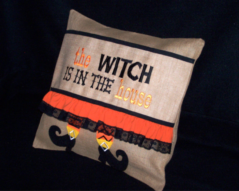 Witch in the House Pillow