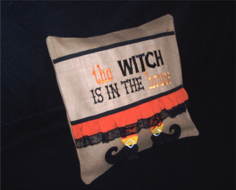 Witch in the House Pillow