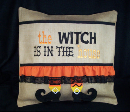 Witch in the House Pillow