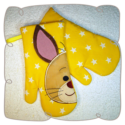 Bunny Oven Gloves Large