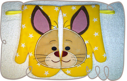 Bunny Oven Gloves Large