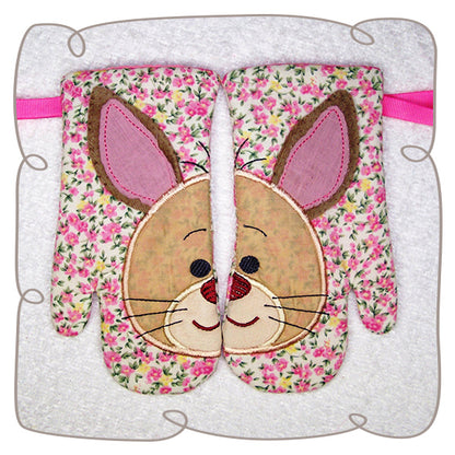 Bunny Oven Gloves Small