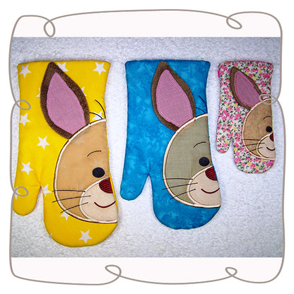 Bunny Oven Gloves Small
