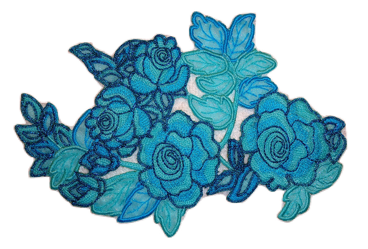 Blue Roses Jean Tattoo