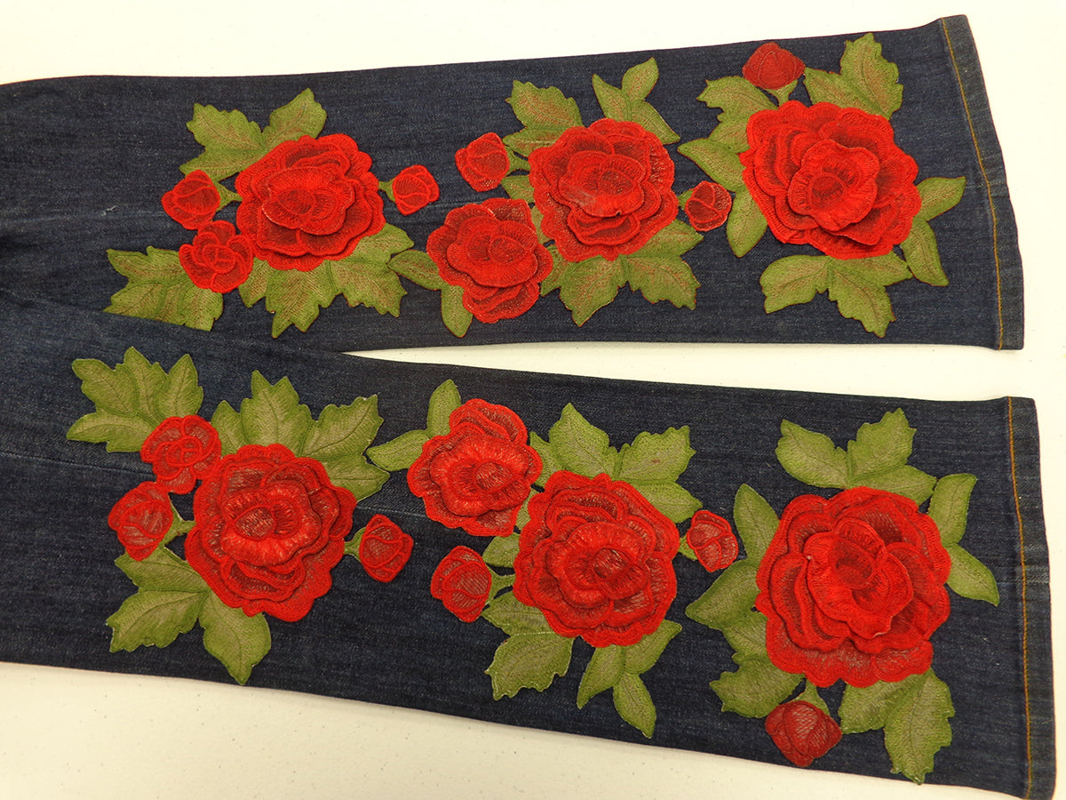 Red Roses Jean Tattoo