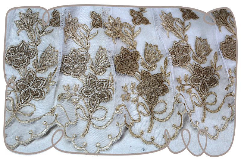 Flower Bouquet Lace 8x10