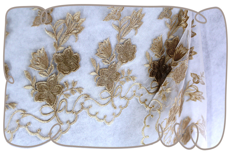 Flower Bouquet Lace 8x10