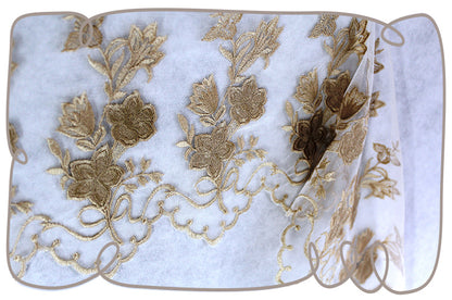 Flower Bouquet Lace 8x10