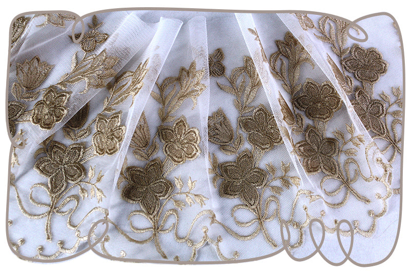 Flower Bouquet Lace 8x10