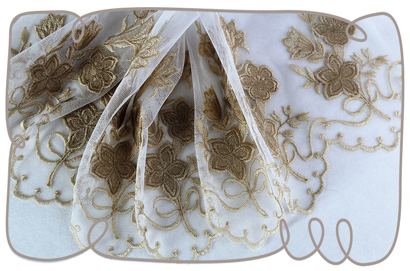 Flower Bouquet Lace 8x10