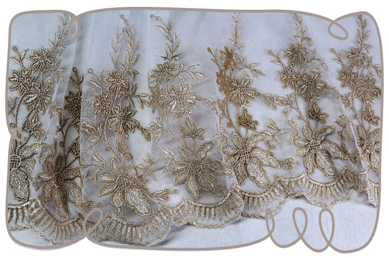 Flower Poinsettia Lace