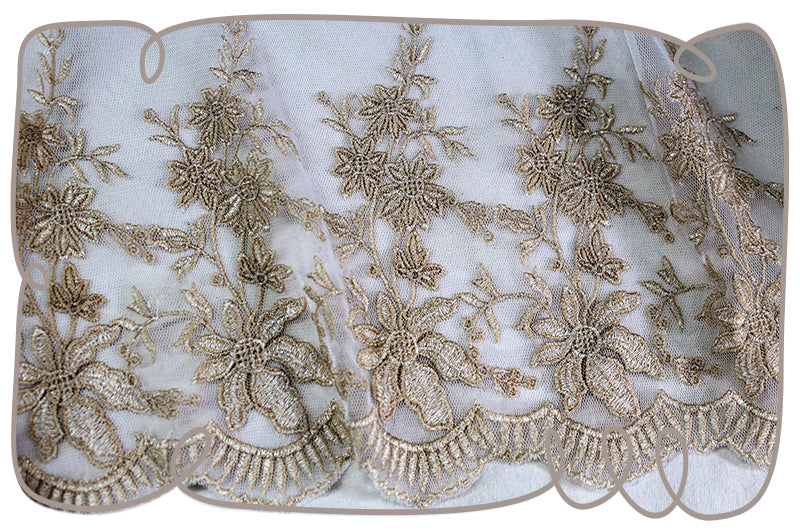 Flower Poinsettia Lace