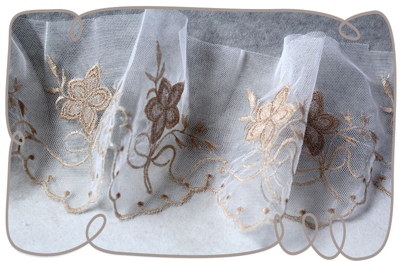 Flower Bouquet Lace 5x7