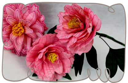 3D Fabric Peony
