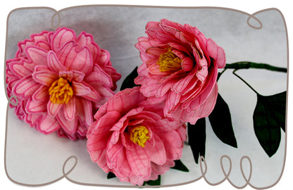 3D Fabric Peony
