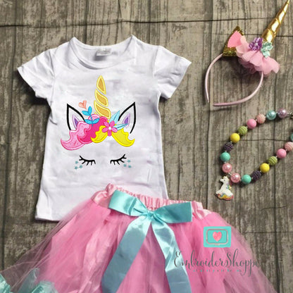 Unicorn Face 1 Applique