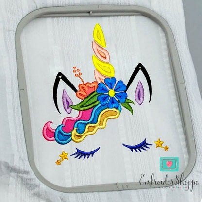 Unicorn Face 4 Applique