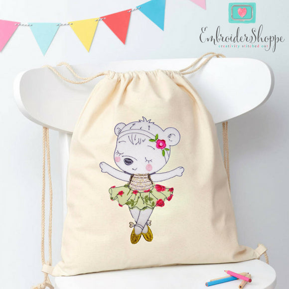 Dancing Bear Raw Edge Applique