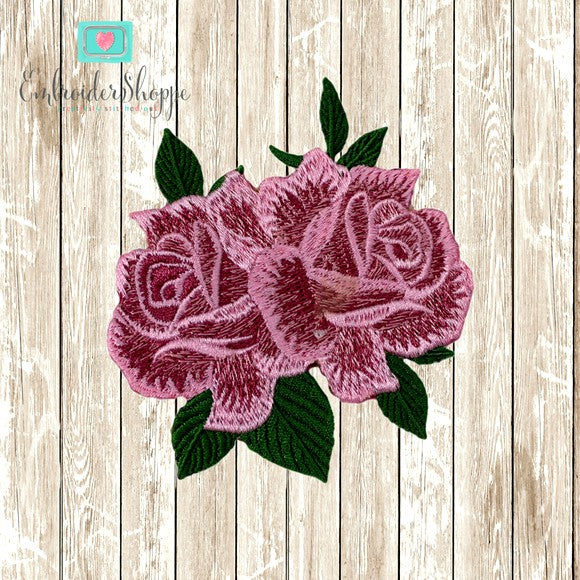 Pink Rose Patches 2