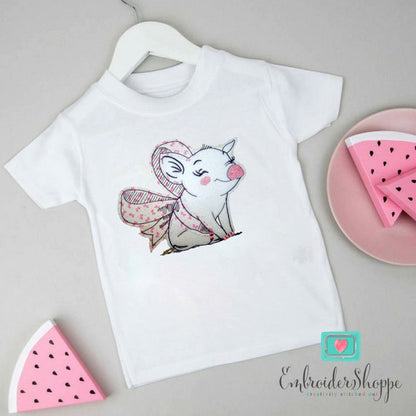 Smiling Piggles Raw Edge Applique