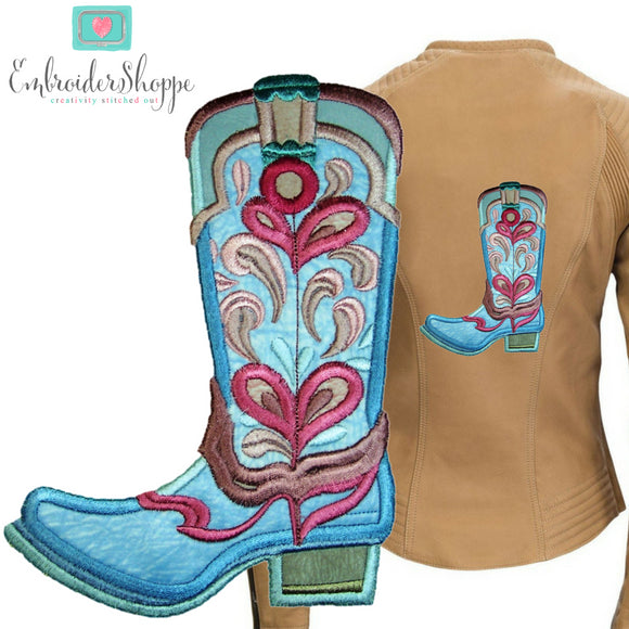 Drops of Jupiter Cowboy Boots Applique