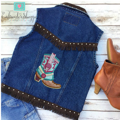 Drops of Jupiter Cowboy Boots Applique