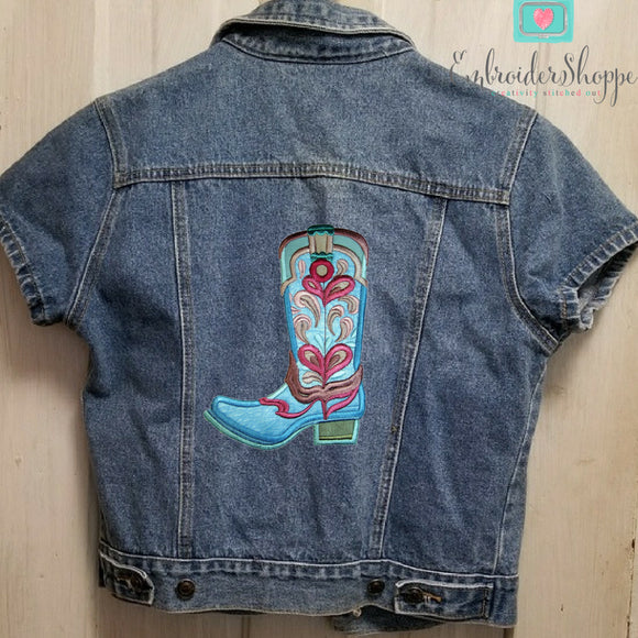 Drops of Jupiter Cowboy Boots Applique
