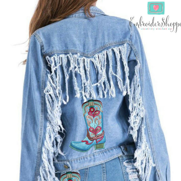 Drops of Jupiter Cowboy Boots Applique