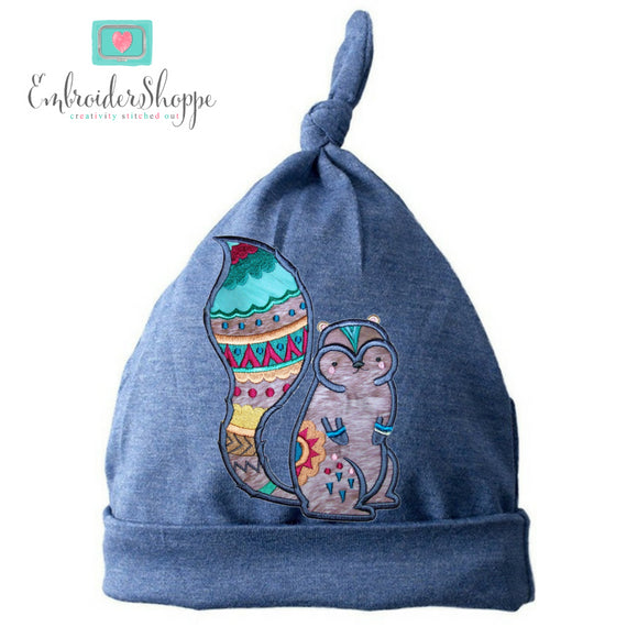 Tribal Squirrel Applique