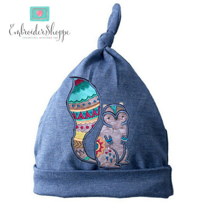 Tribal Squirrel Applique