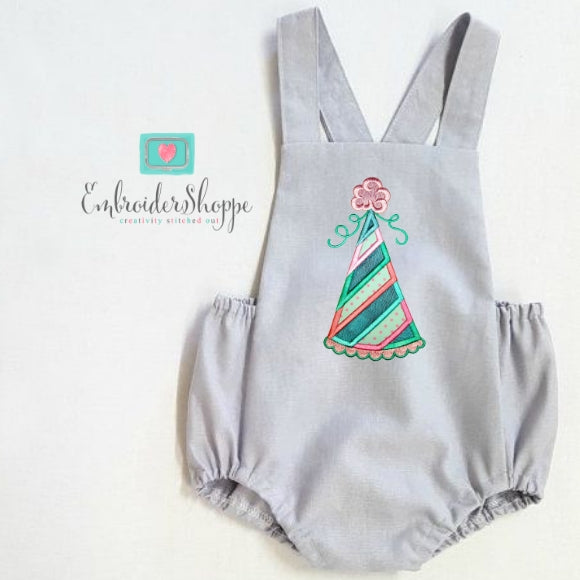 Baby Elephant Party Applique