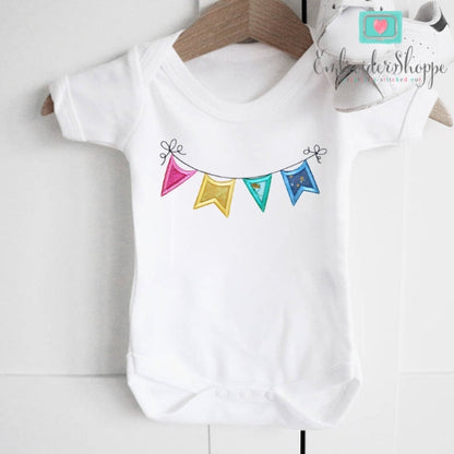 Baby Elephant Party Applique