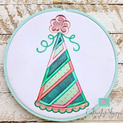 Baby Elephant Party Applique