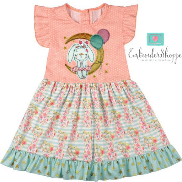 Sitting On The Moon Applique