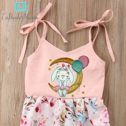 Sitting On The Moon Applique