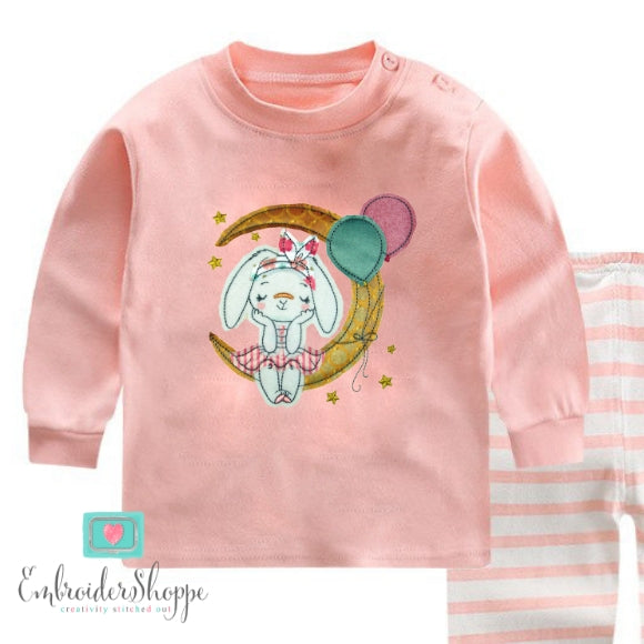 Sitting On The Moon Applique