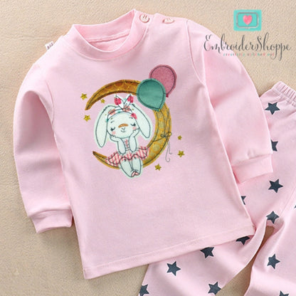 Sitting On The Moon Applique