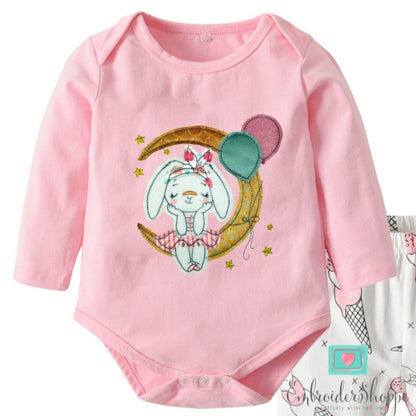 Sitting On The Moon Applique