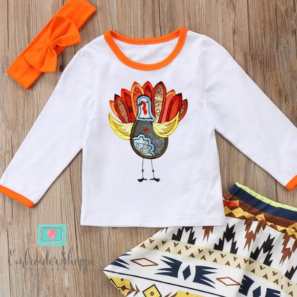 Autumn Turkey Applique