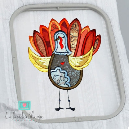 Autumn Turkey Applique