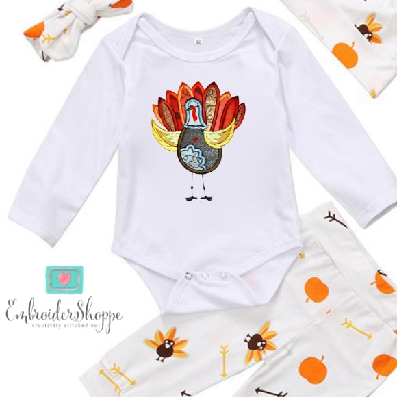 Autumn Turkey Applique