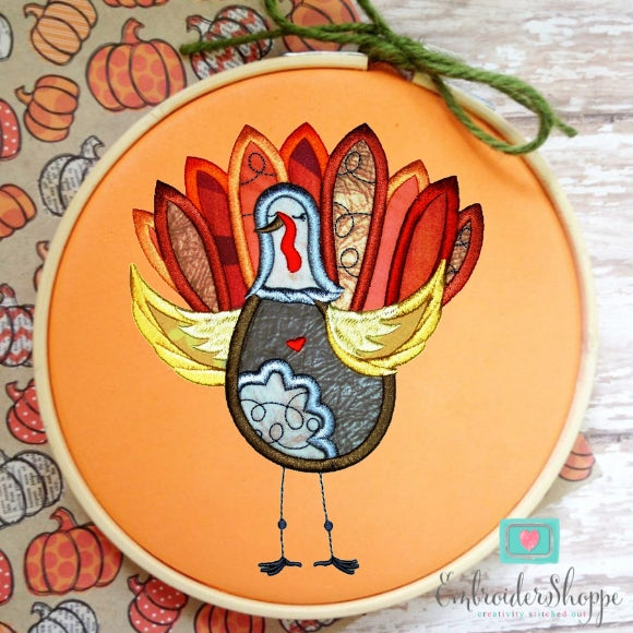Autumn Turkey Applique