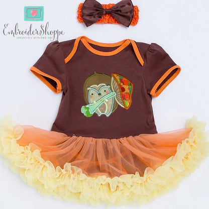 Hedgehog and Mushroom Applique