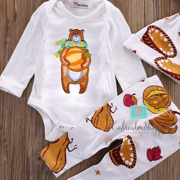 Picking Pumpkins Applique