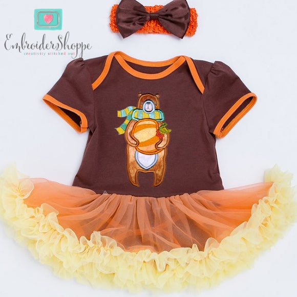 Picking Pumpkins Applique