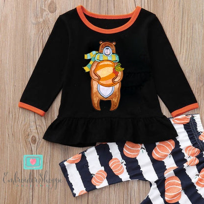 Picking Pumpkins Applique