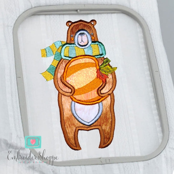 Picking Pumpkins Applique