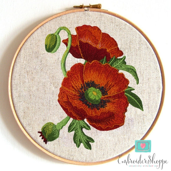 Red Poppy Patches