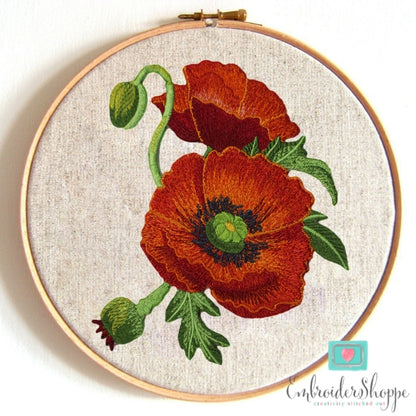 Red Poppy Patches