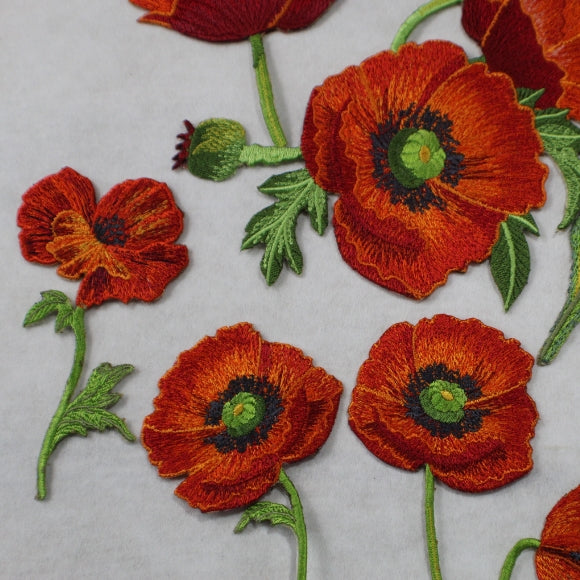 Red Poppy Patches